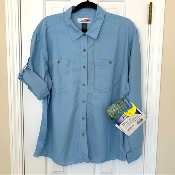 NWT!! RAIL RIDERS Oasis Shirt with Insect Shield!  SZ XL - Picture 2 of 6